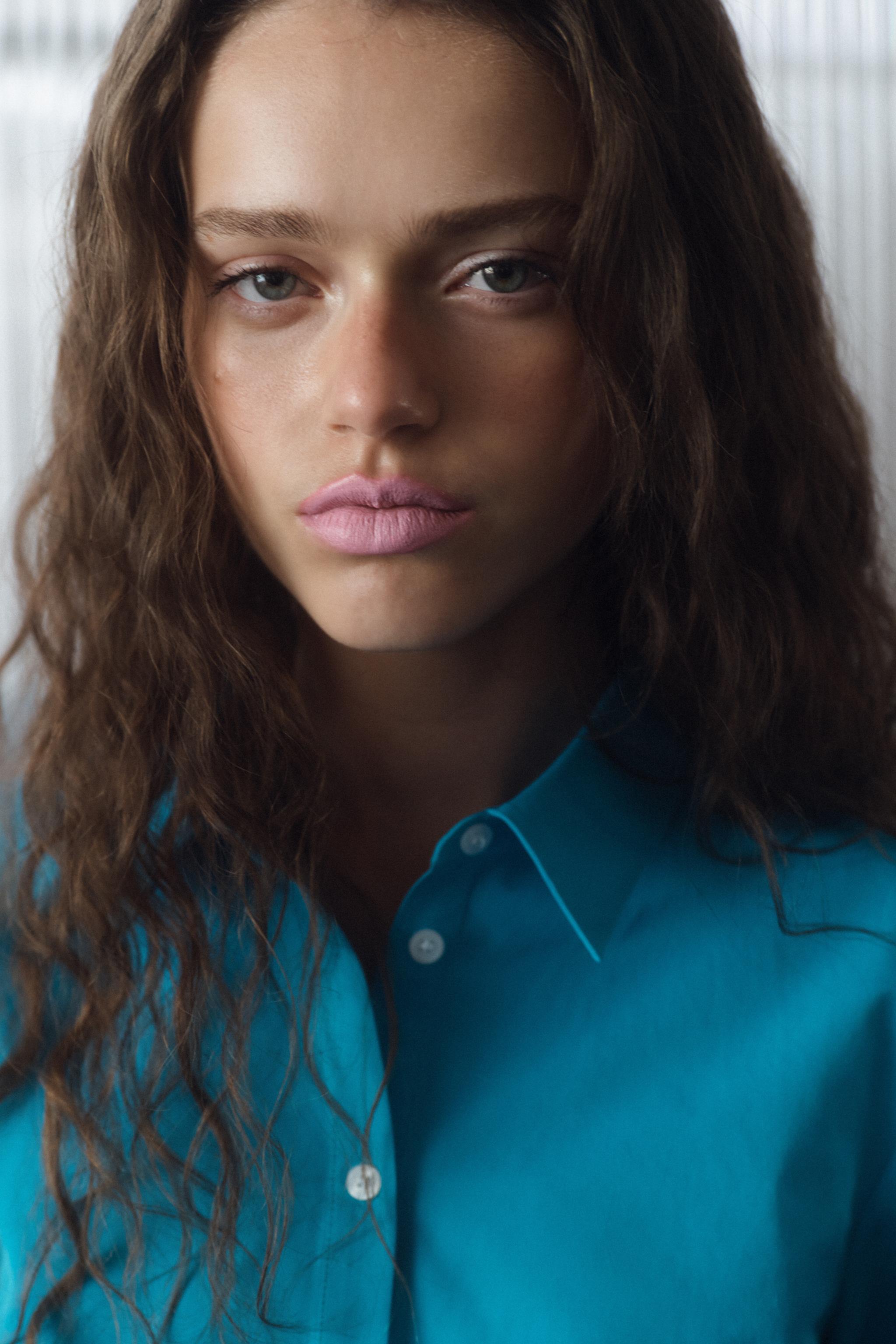CHEMISE CINTRÉE EN TAFFETAS